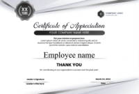 Anniversary Certificate Template: A Free, Formal Recognition Of Time And Commitment